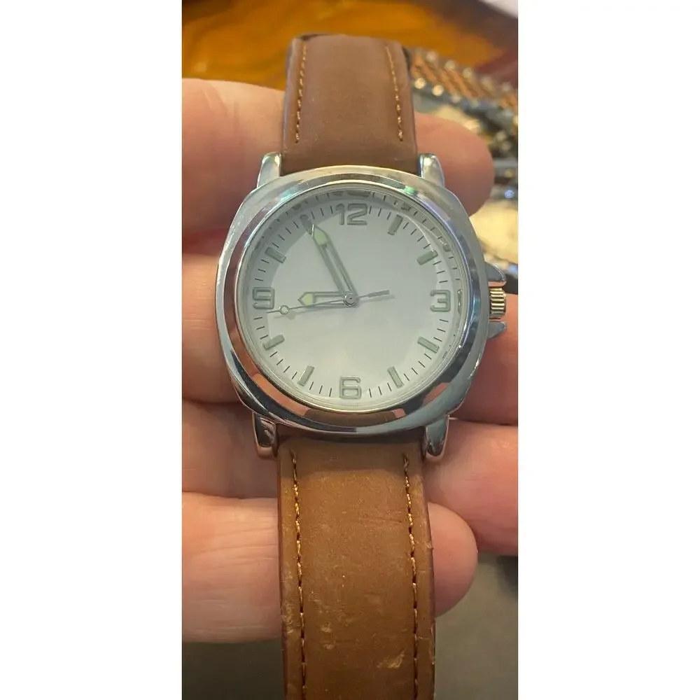 Women's 30mm Gun Metal Tone by Hugo Watch, Crystal Accents